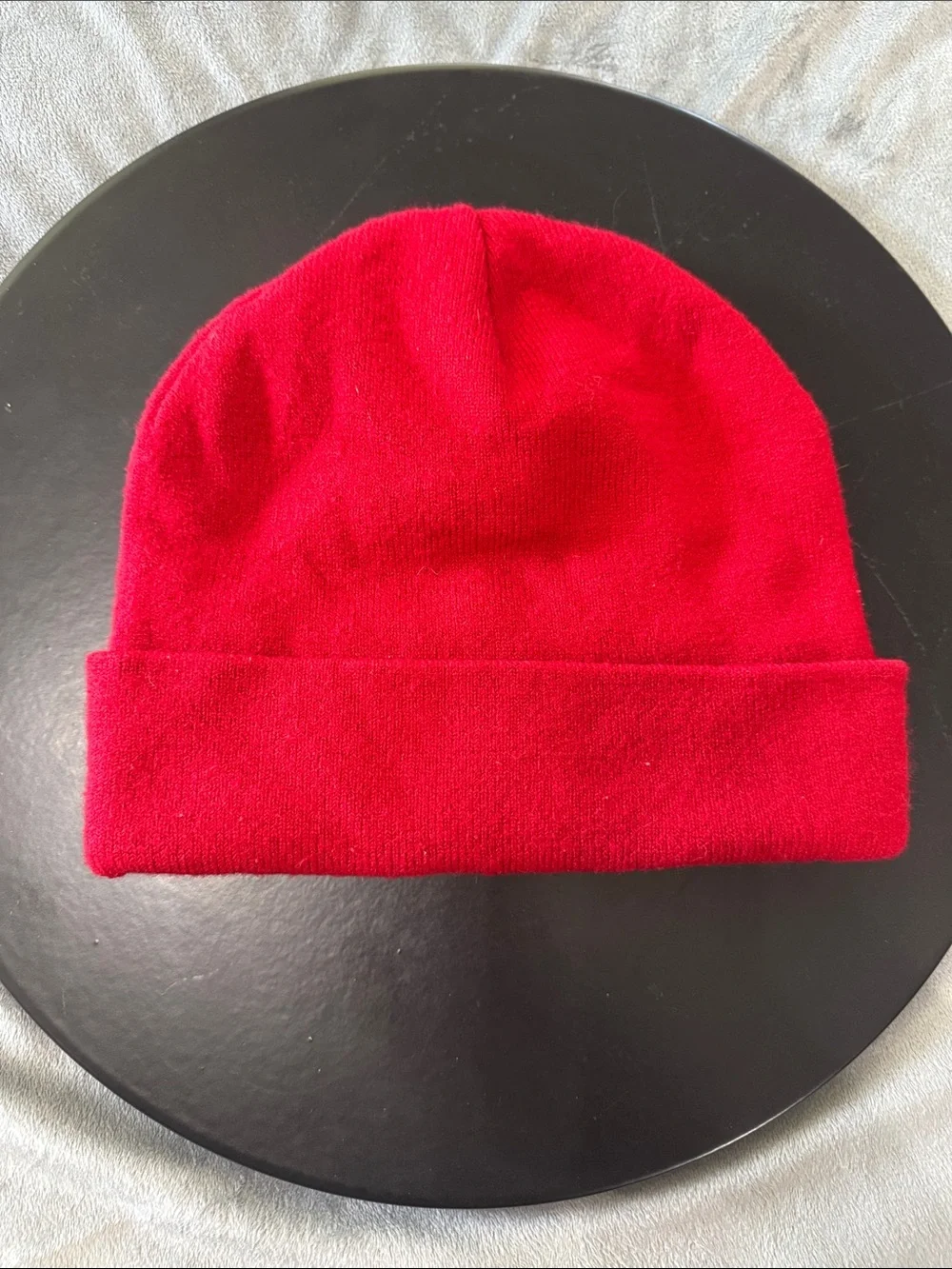 Buc-ee's Knit Beanie Hat Cap Embroidered Beaver Logo Cuffed‎ Brim Red Texas Warm
